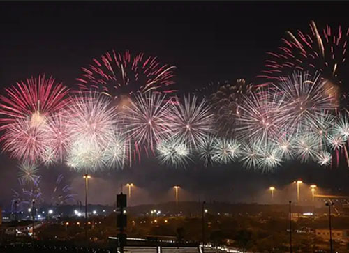 达州焰火晚会
